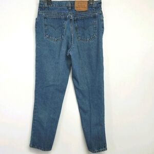 VINTAGE 90s Orange Tab Levis 915 Relaxed Fit 12S 31x27